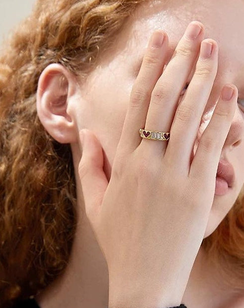 OPEN DESIGN FINGER RING