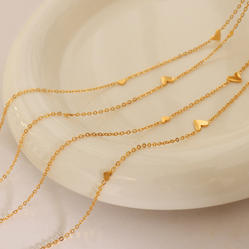 TINY HEART NECKLACE (全2色)