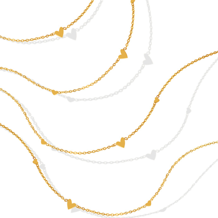 TINY HEART NECKLACE (全2色)