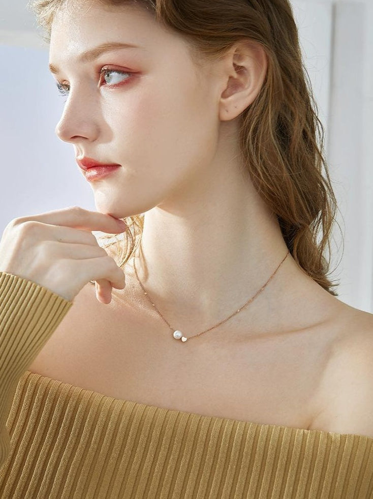 LUXURY PEARL COLLARBONE NECKLACE