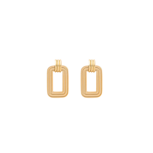 SQUARE GOLD PIERCE
