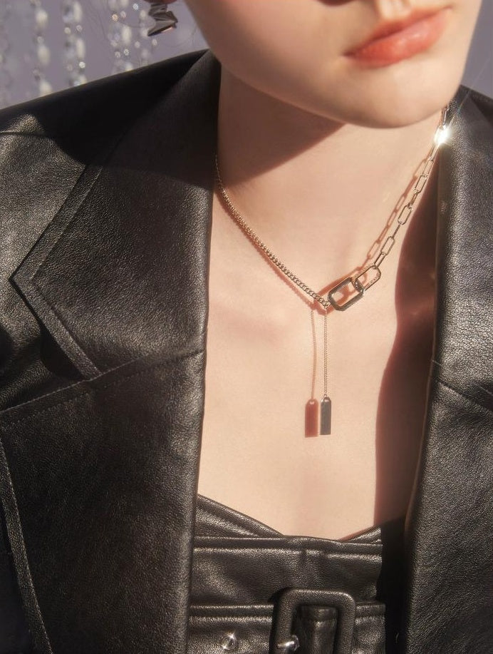 HIPHOP LONG TASSEL NECKLECE