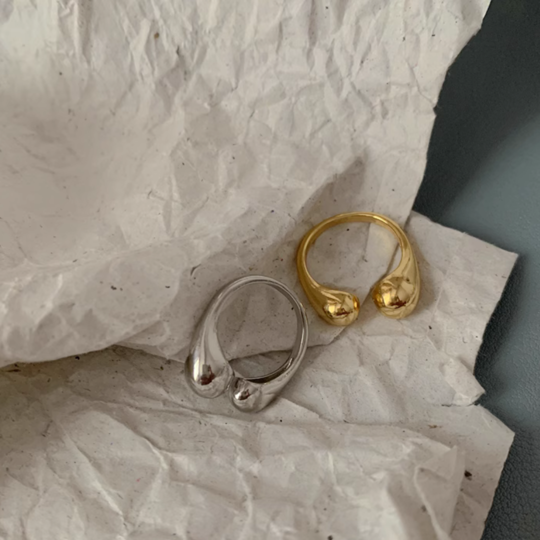 PLUMP LEAVE RING (全2色)