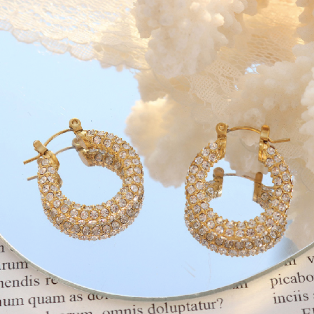 ZIRCONIA HOOP PIERCE (全2色)