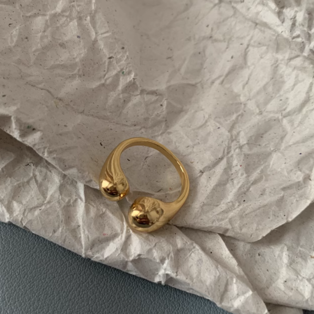 PLUMP LEAVE RING (全2色)