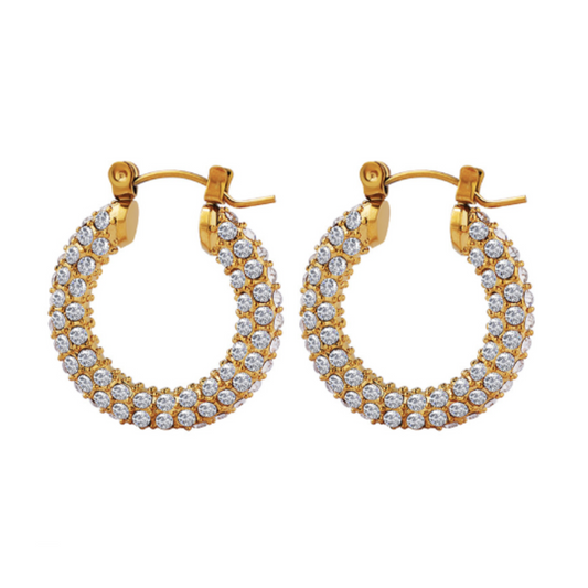 ZIRCONIA HOOP PIERCE (全2色)