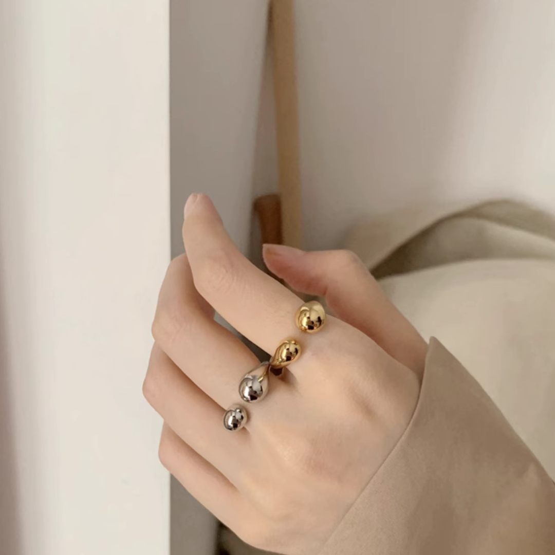 PLUMP LEAVE RING (全2色)