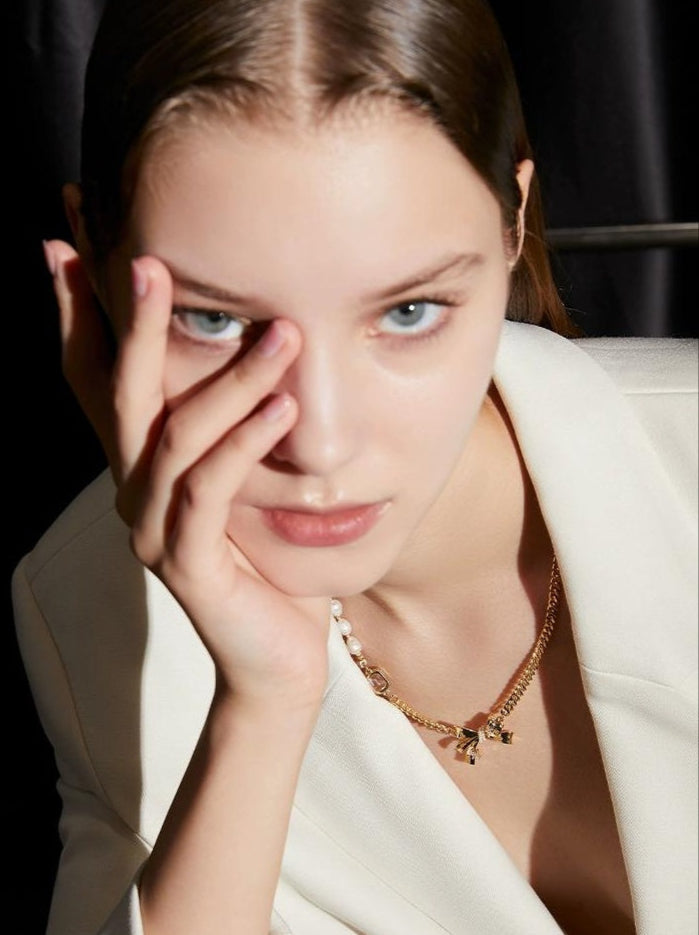 CHIC PEARL COLLAR NECKLACE