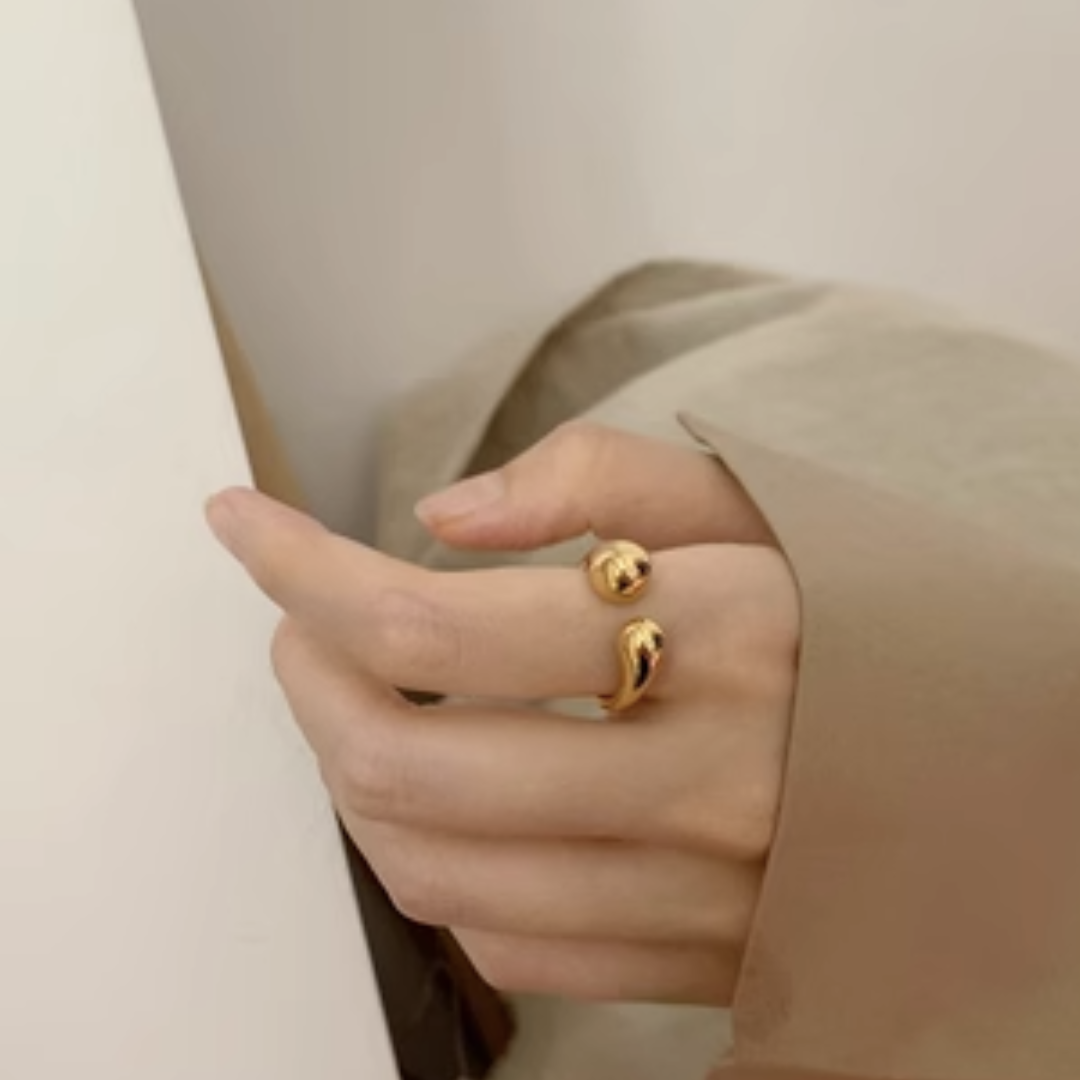 PLUMP LEAVE RING (全2色)