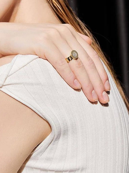 RETRO ROUND RING JEWELRY