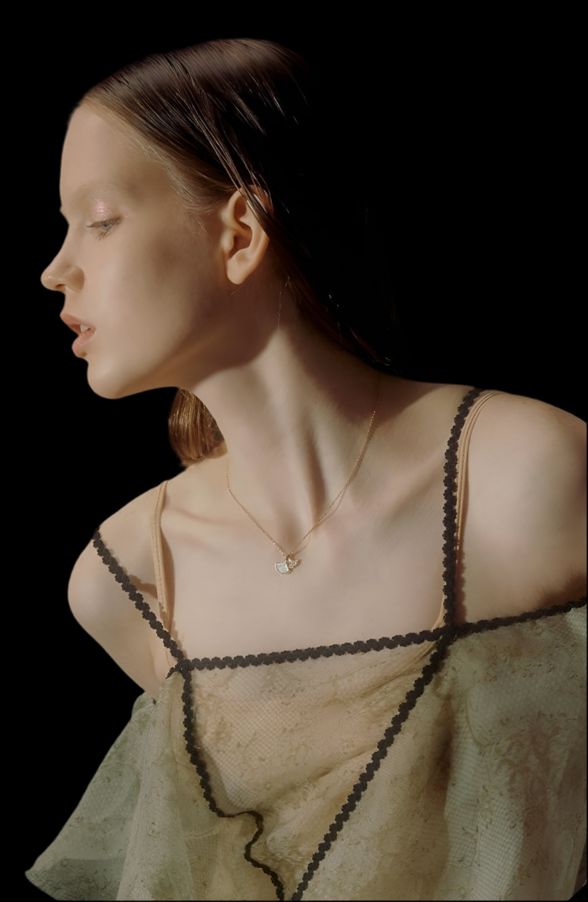 GINKGO BILOBA LUXURY NECKLECE