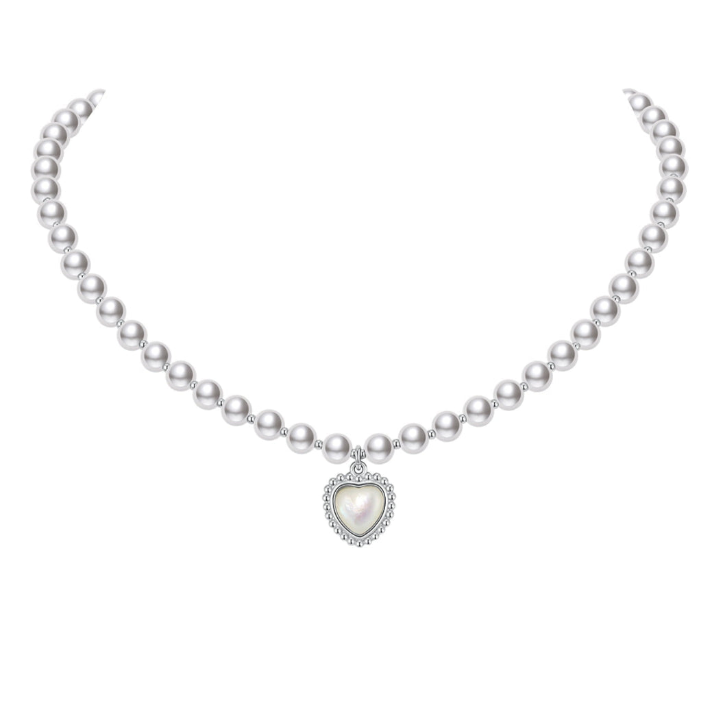 RETRO PEARL BEADED NECKLACE