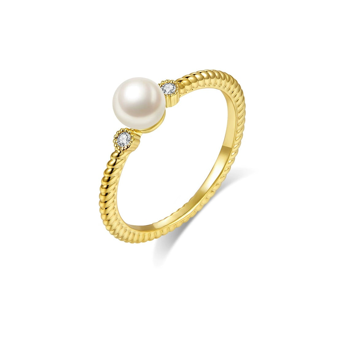 LUXURY PEARL STACKING RING