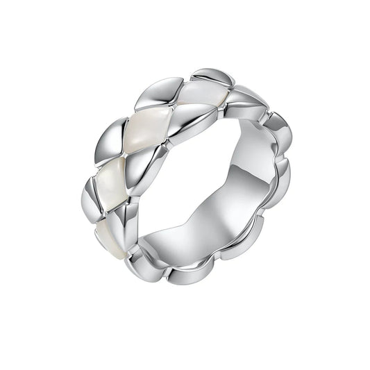 GRUNGE STYLE TITANIUM STEEL RING