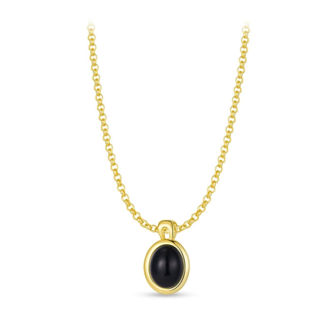 LAYERED ONYX COLLARDONE NECKLACE