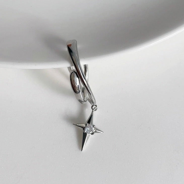 【ieri】STAR DESIGN EARCUFF