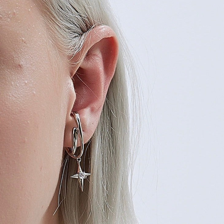 【ieri】STAR DESIGN EARCUFF