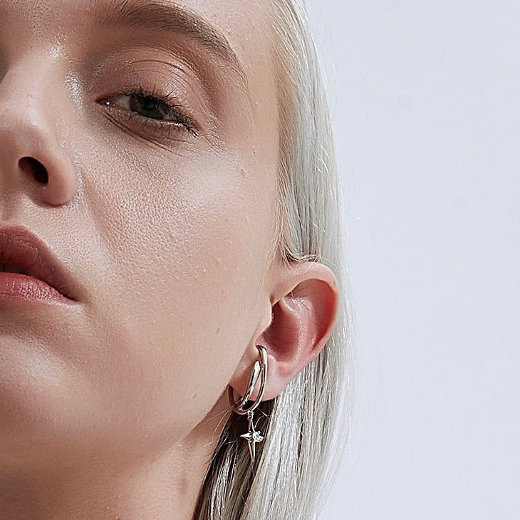 【ieri】STAR DESIGN EARCUFF
