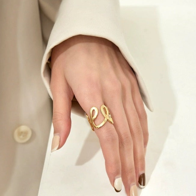 【LOEM】GOLD NUANCE RING
