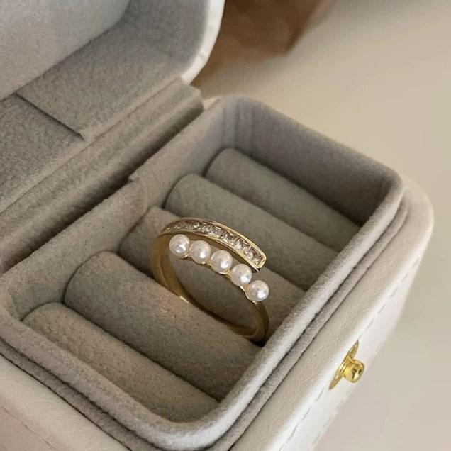 PERAL&ZIRCONIA RING