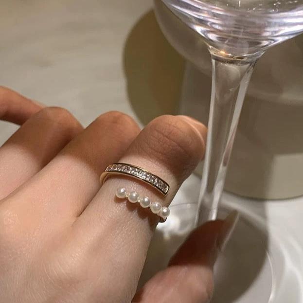 PERAL&ZIRCONIA RING