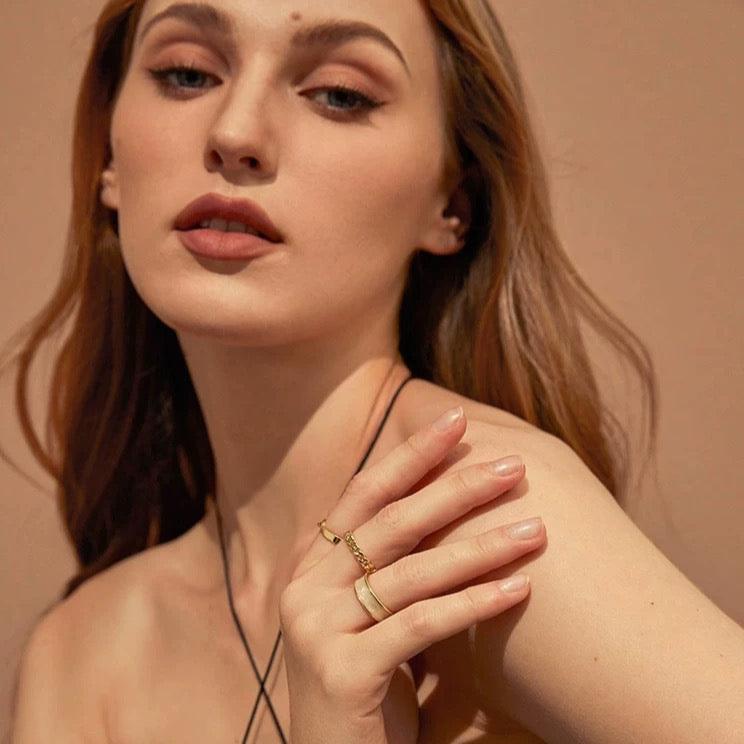 WHITE GOLD RINGSET(全3点セット)