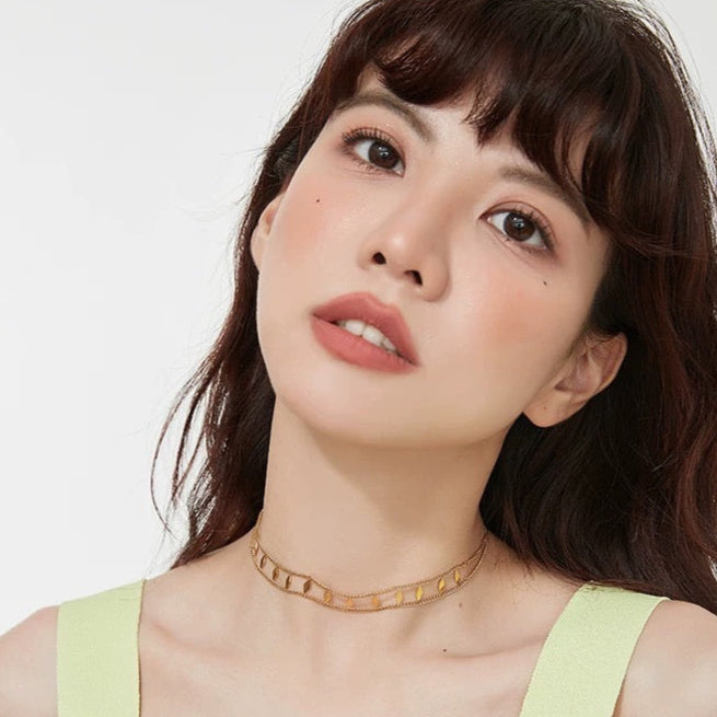 CHARM DOUBLE CHAIN CHOKER