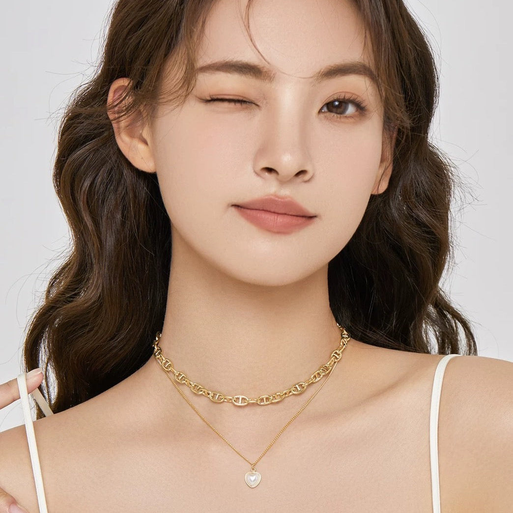 LAYERED CHOKER NECKLACE