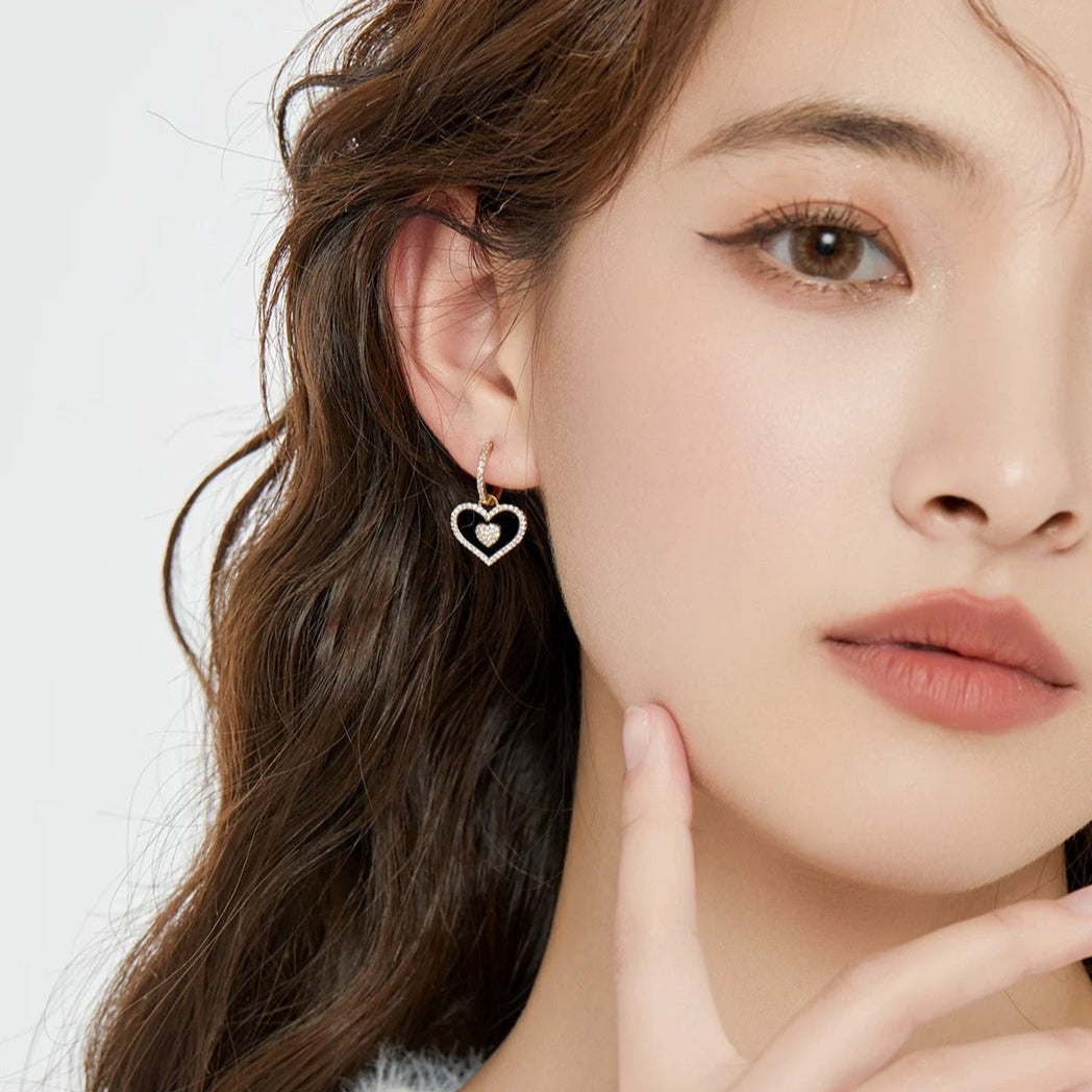 ZIRCONIA HEART PIERCE