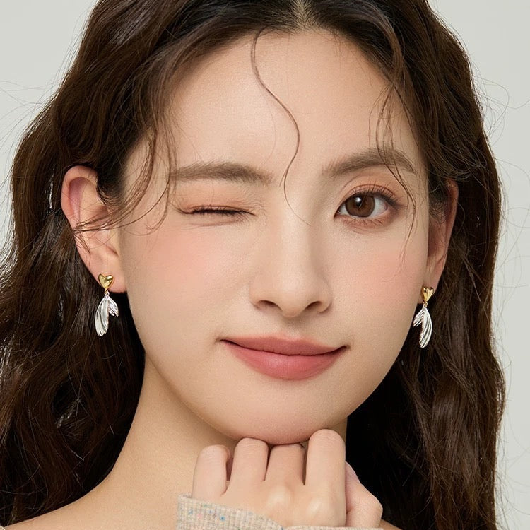 HEART FEATHER PIERCE