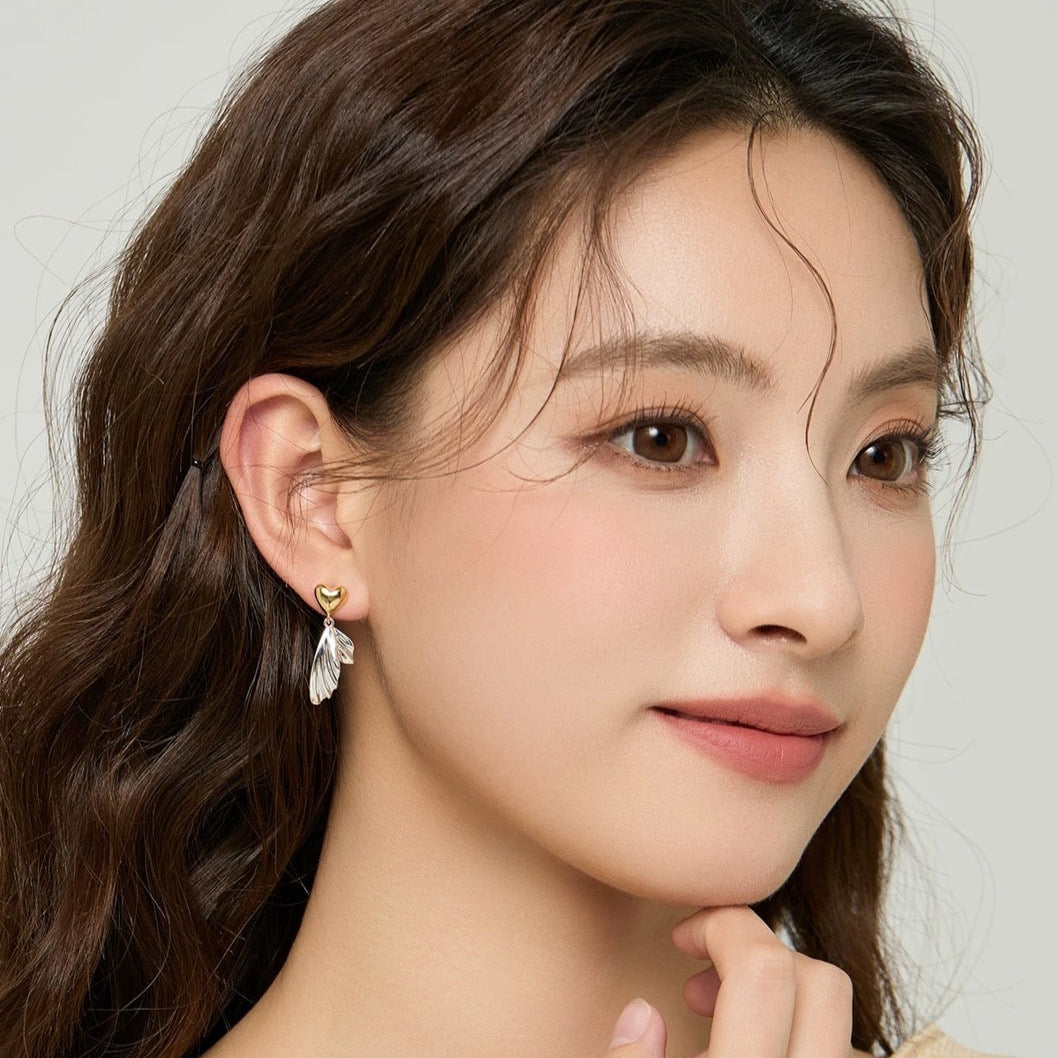 HEART FEATHER PIERCE