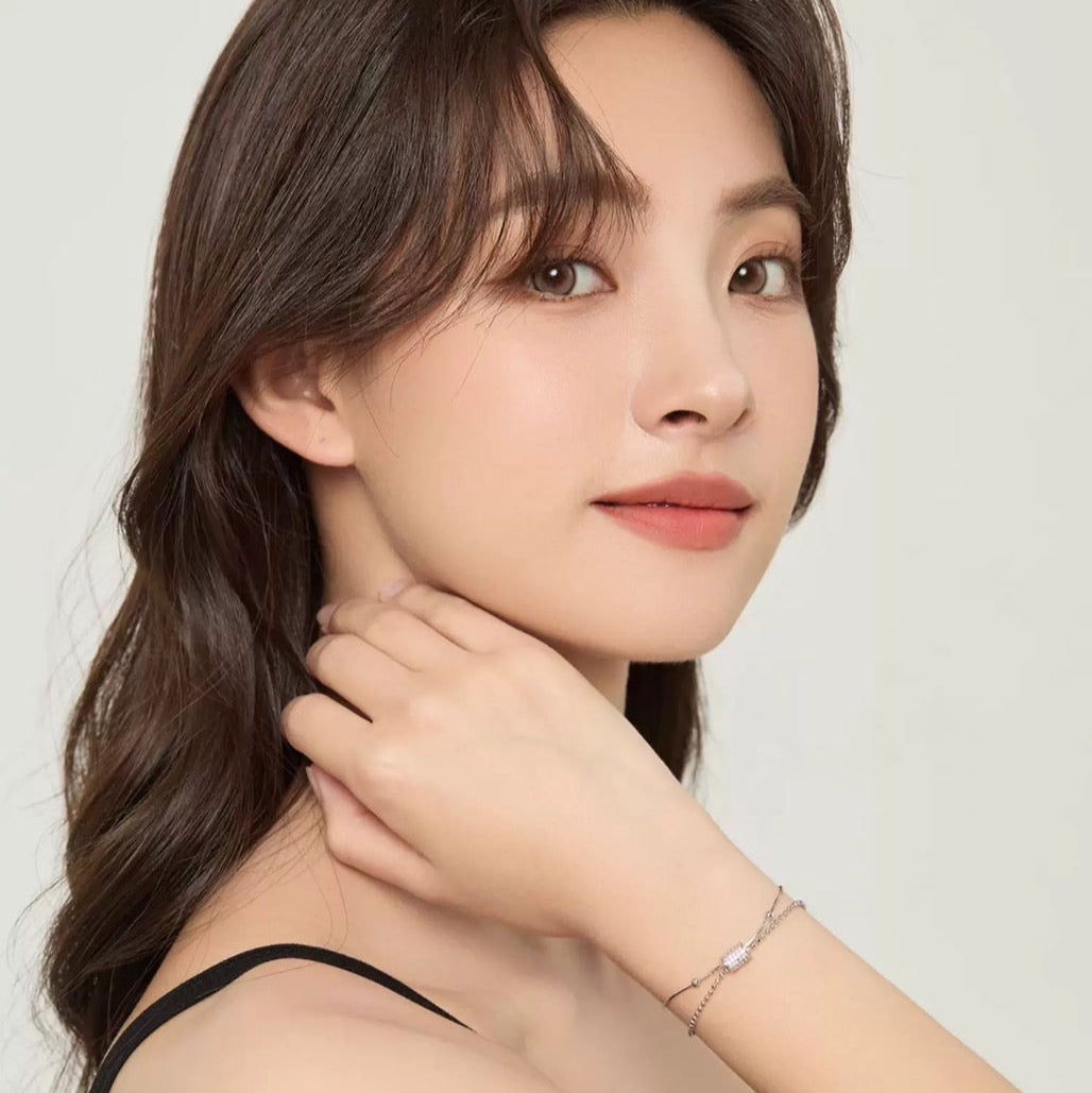 SILVER BALL BRACELET