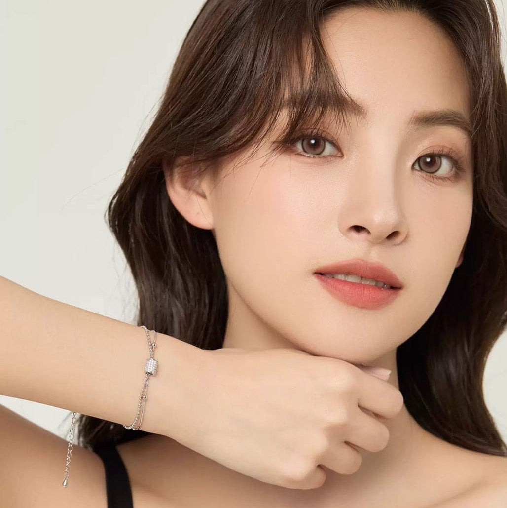 SILVER BALL BRACELET