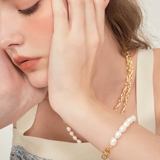 SILVER DOUBLE CHAIN BRACELET