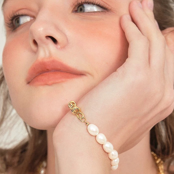 SILVER DOUBLE CHAIN BRACELET