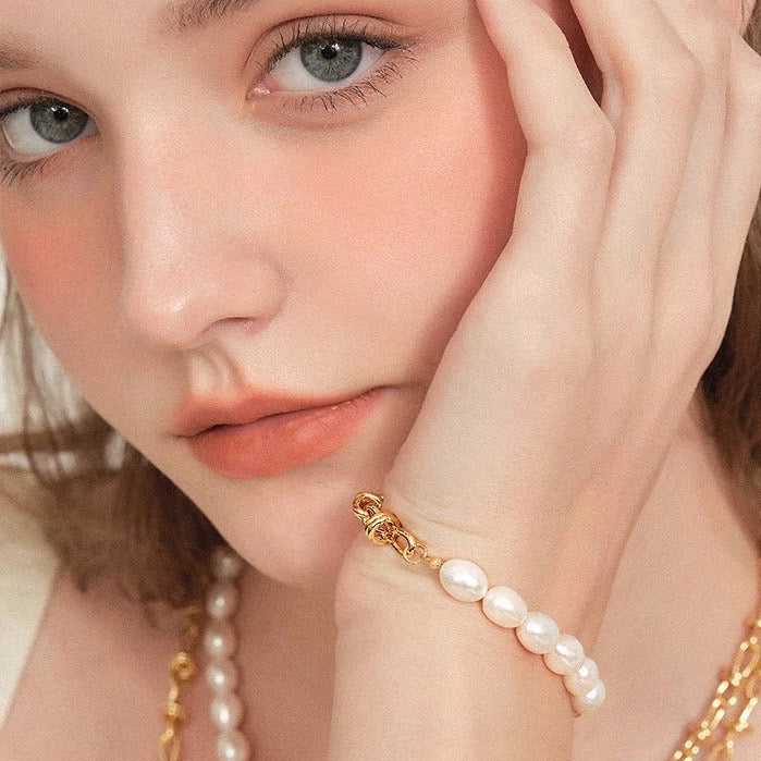 SILVER DOUBLE CHAIN BRACELET