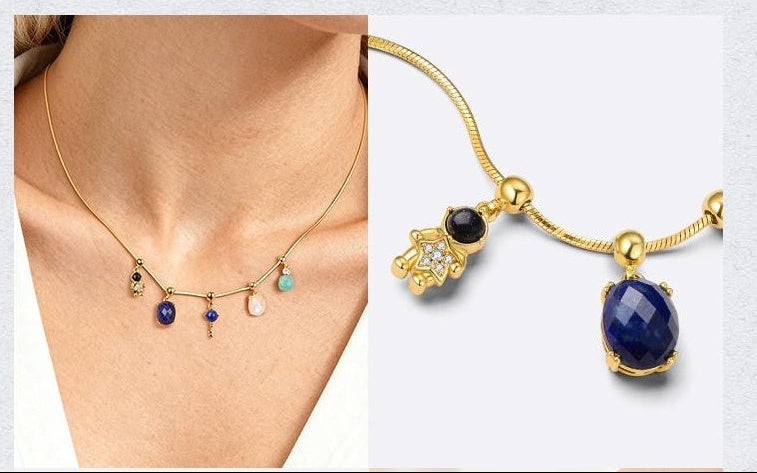 COSMIC LAPIS LAZULI NECKLACE