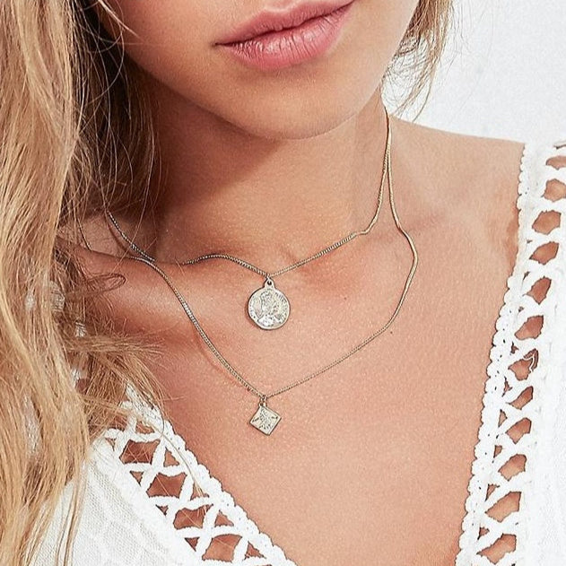RETRO COIN NECKLACE