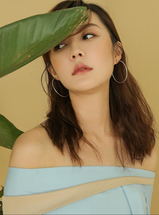 STERLING SILVER CIRCLE EARRINGS