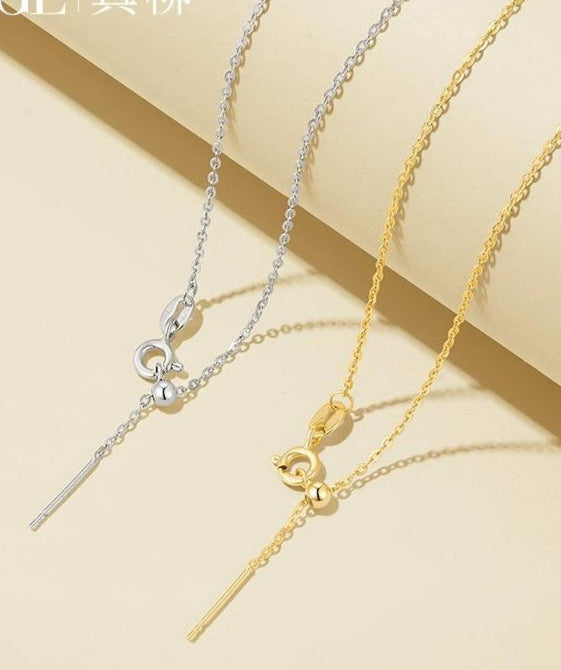 ELEGANCE 925 SILVER CHAIN NECKLACE