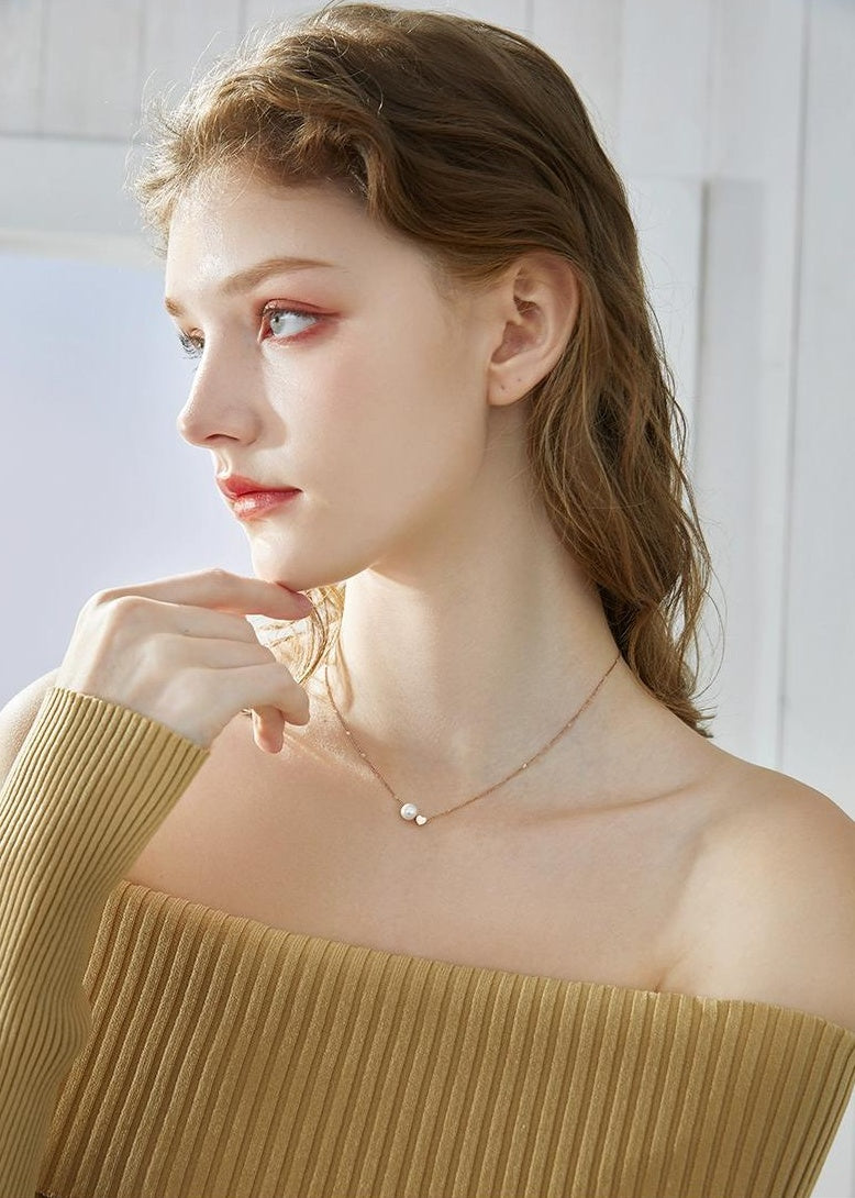 LUXURY PEARL COLLARBONE NECKLACE