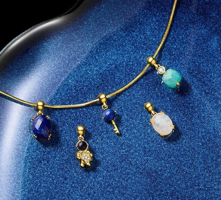 COSMIC LAPIS LAZULI NECKLACE