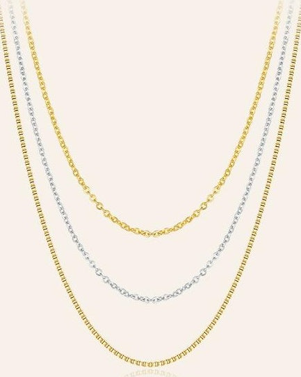 ELEGANCE 925 SILVER CHAIN NECKLACE