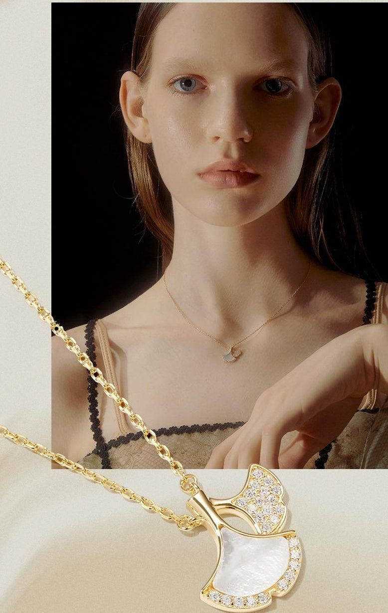 GINKGO BILOBA LUXURY NECKLECE