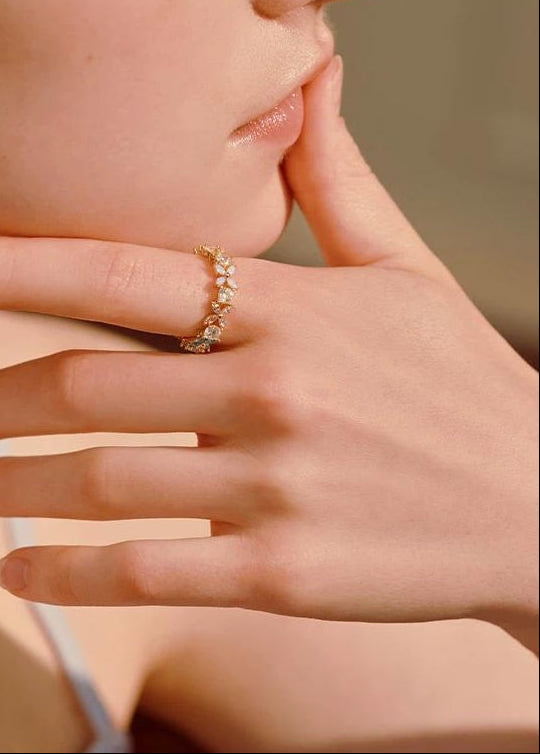 ZIRCONIA BUTTERFLY RING