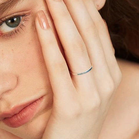 VEGAN SILVER FASHION RING SET