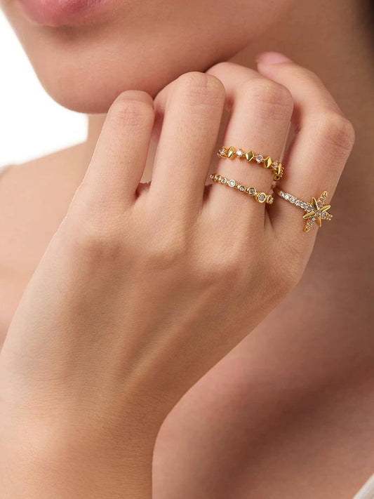 ZIRCONIA STACKABLE RING SET