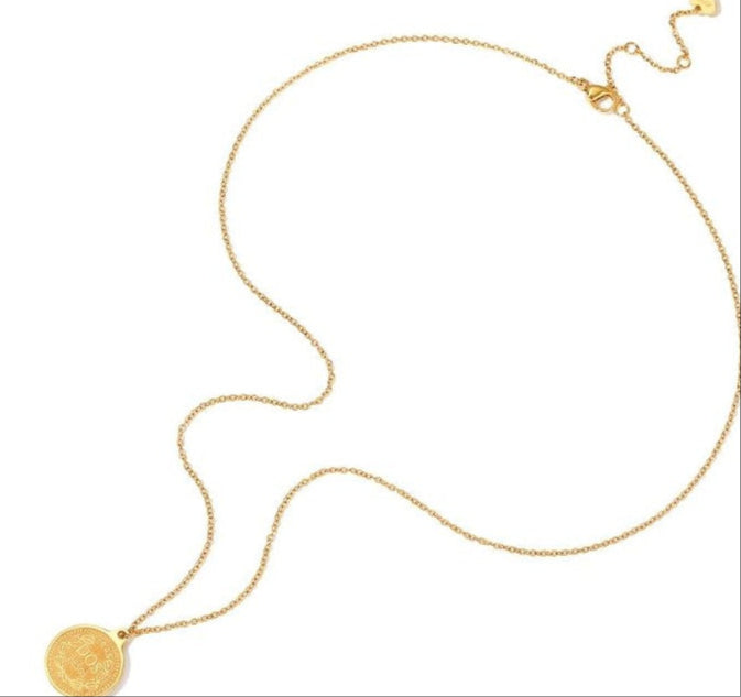 RETRO COIN NECKLACE