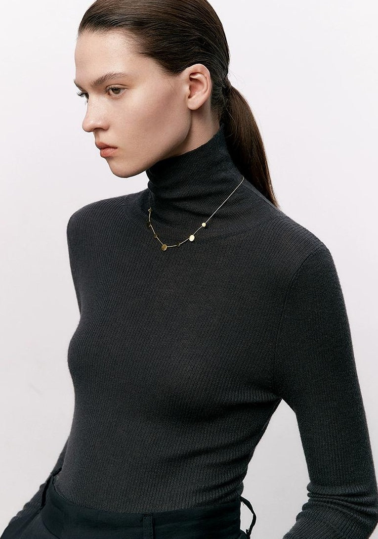 RETRO GOLD PENDANT NECKLACE