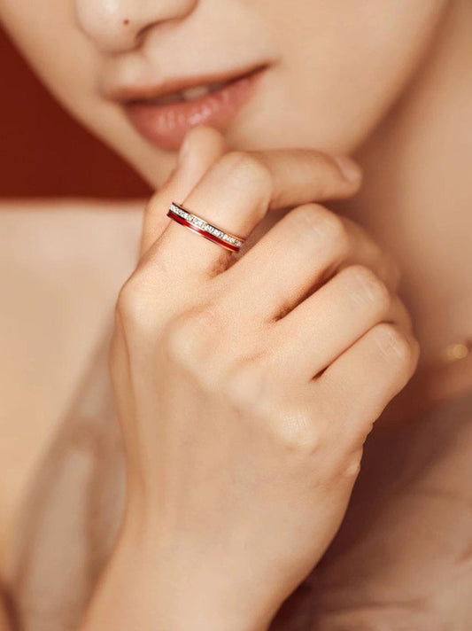 ROSE GOLD TITANIUM RING